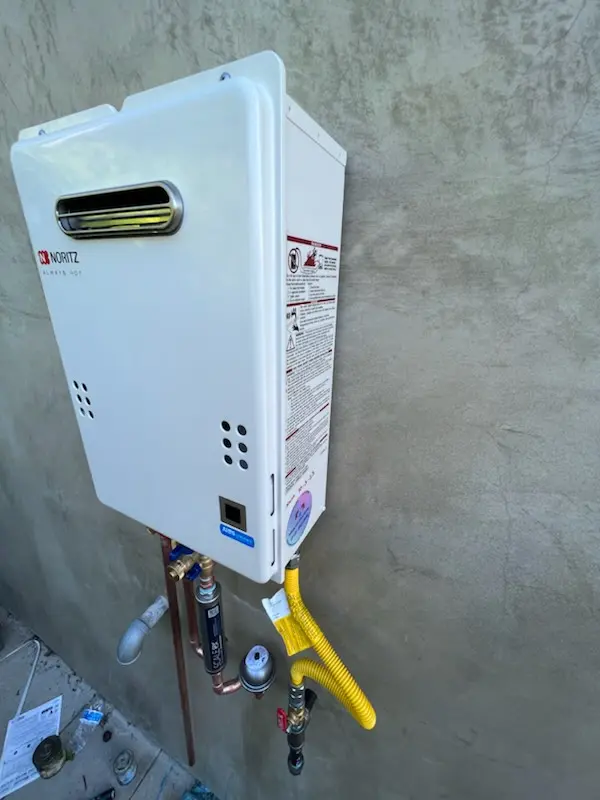 Tankless water heater installation for Edwin Circle homes